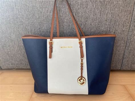 michael kors tasche blau weiß braun|michael kors online store.